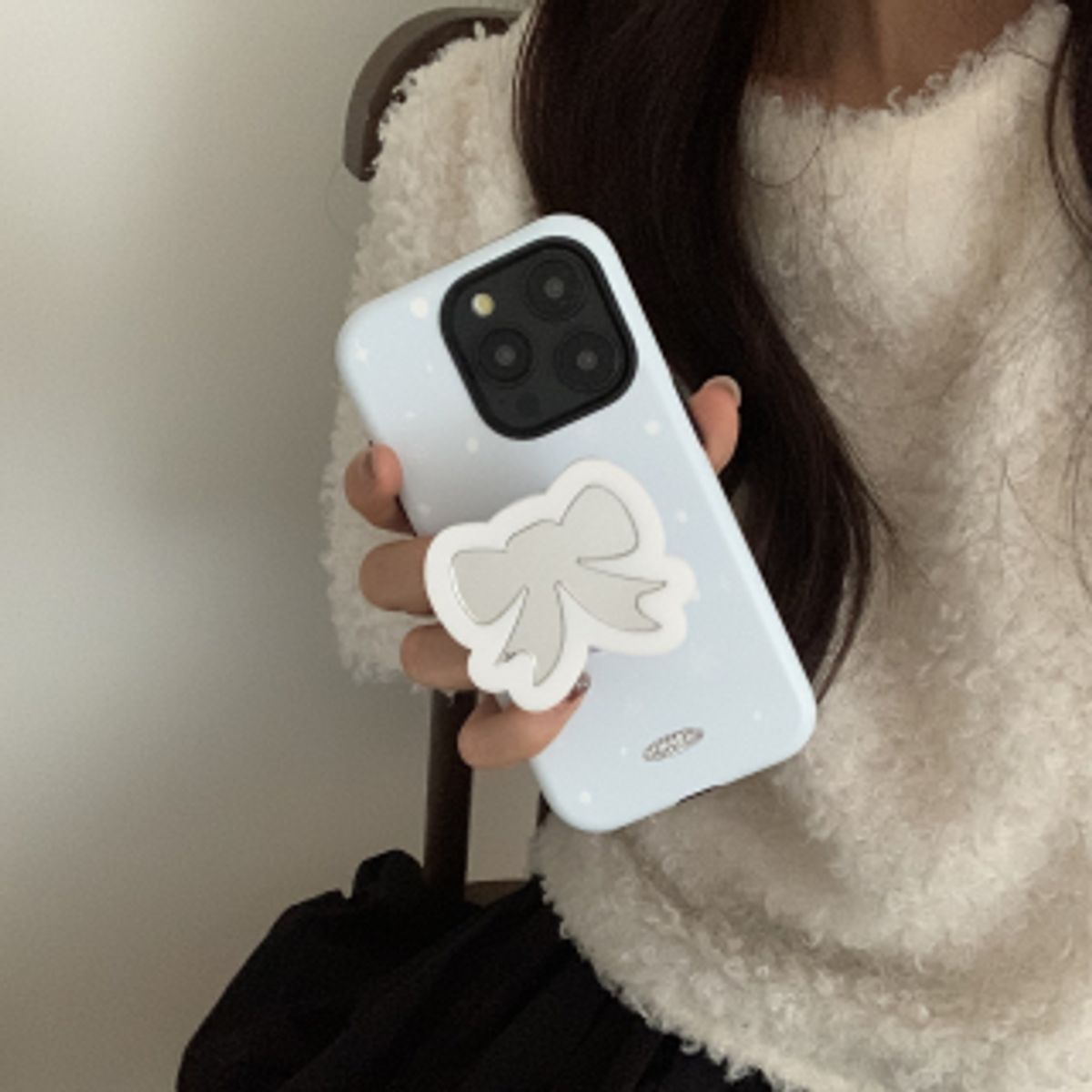 세컨드부티크(SECOND BOUTIQUE) 렛인스노우 블루 하드케이스