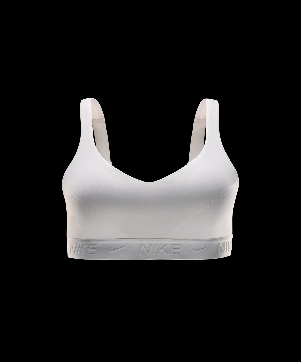 나이키(NIKE) 인디 하이 서포트 패드 어저스터블 스포츠 브라 W - 화이트:스톤 모브:화이트 / FD1069-100