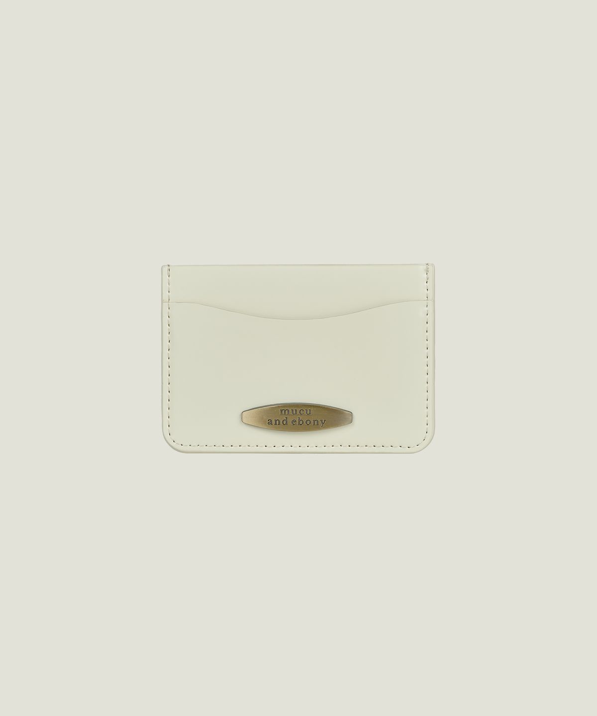 무쿠앤에보니(MUCU AND EBONY) [선물포장] Dessert Card Wallet _ Vanilla