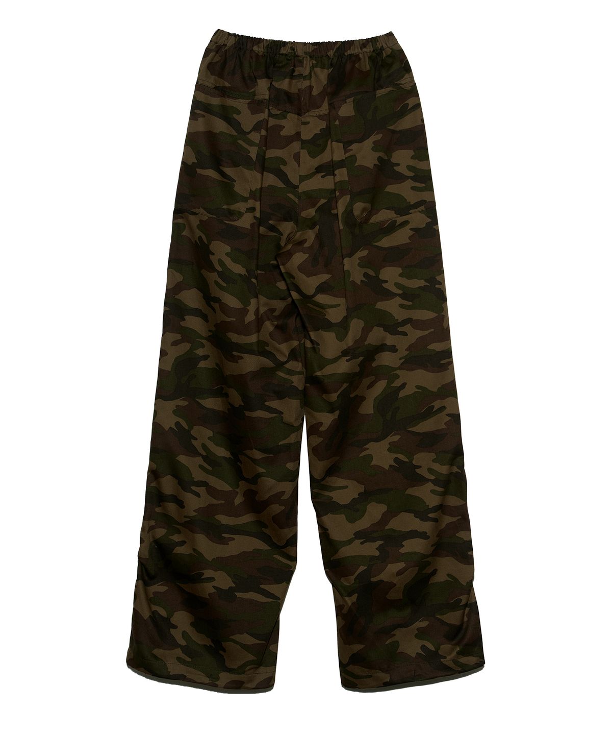 경(GYEONG) Draped Parachute Pants_Camo