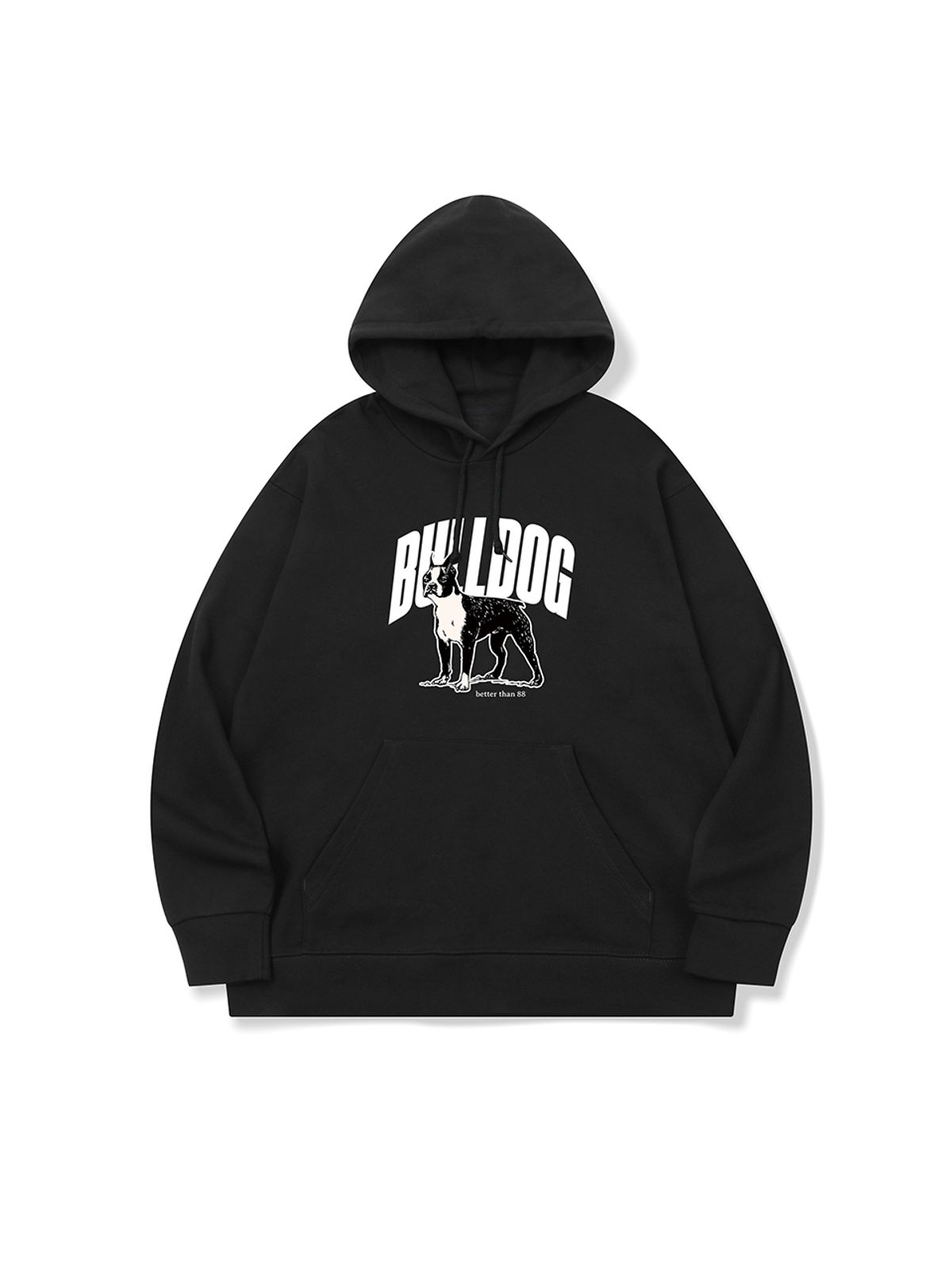 베러댄88(BETTERTHAN88) bth44 불독 하면 맨션이지 그래픽 후드티