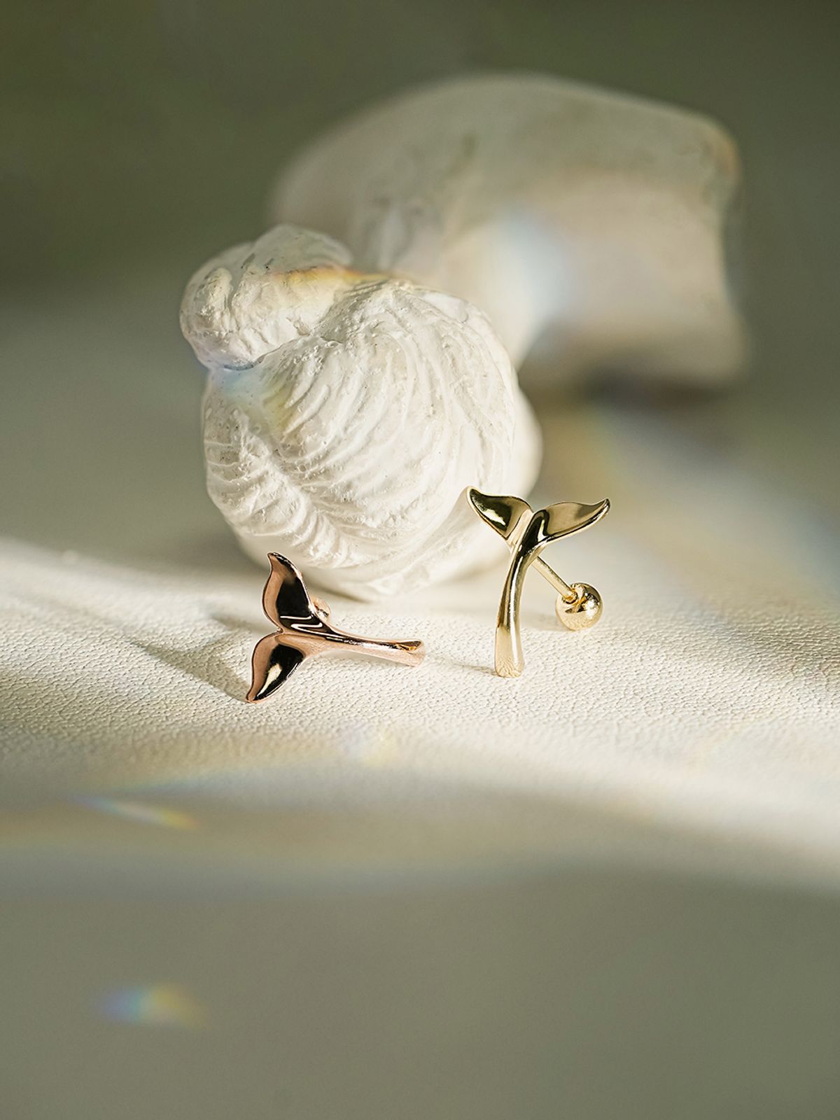 미니멀피어싱(MINIMALPIERCING) 14K 고래꼬리 피어싱 귀걸이
