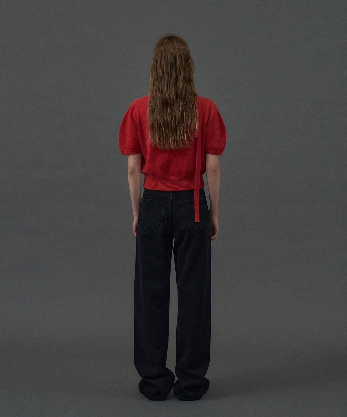 라메레이(LAMEREI) Wide Long Denim[LMBDAUDN4119]-Black