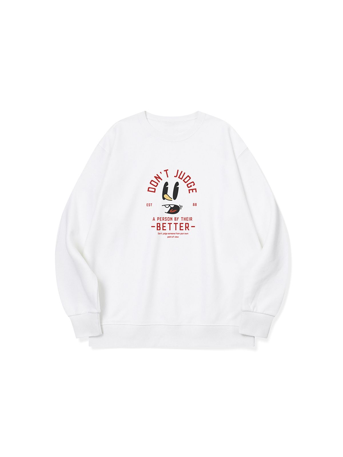 베러댄88(BETTERTHAN88) btm51 이러쿵저러쿵 놉 그래픽 로고 맨투맨