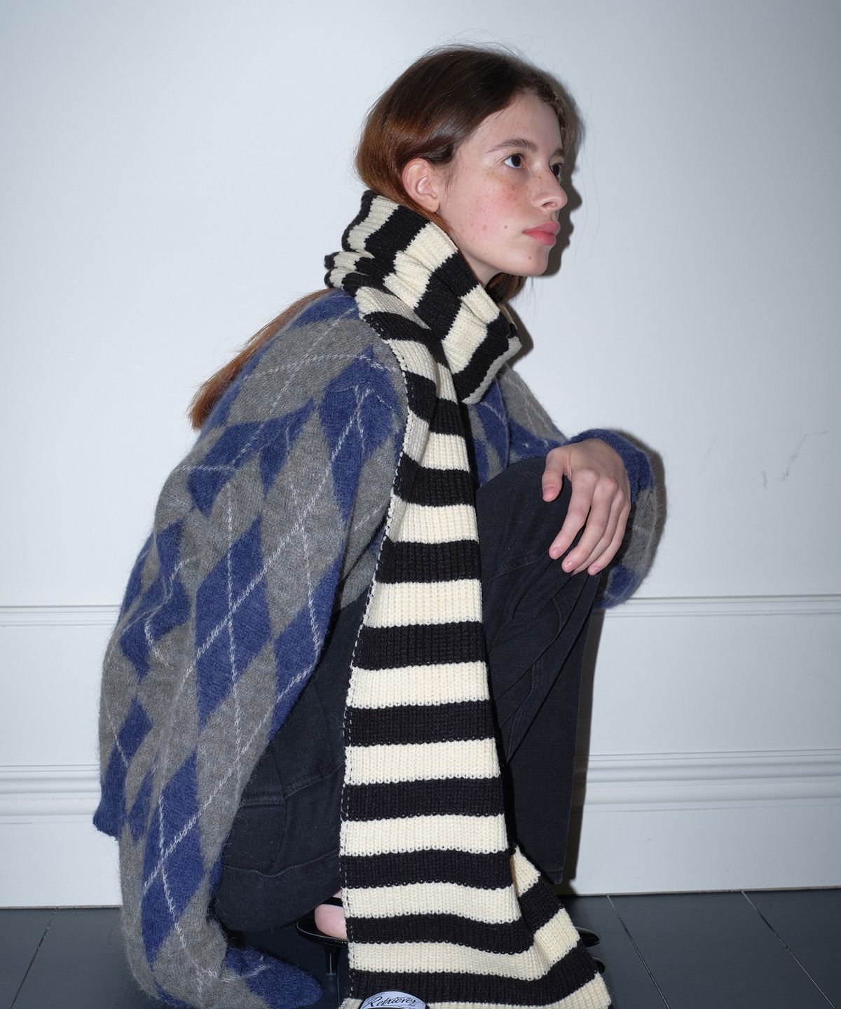 리트리버클럽(RETRIEVER CLUB) RC BOLD STRIPE MUFFLER [3COLOR]