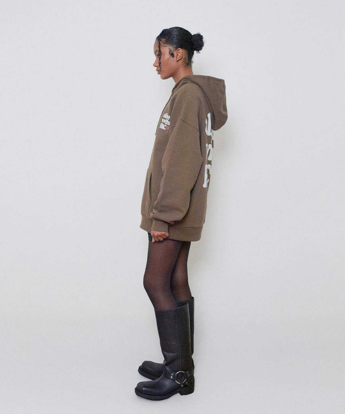 리트리버클럽(RETRIEVER CLUB) ALIVE HOODIE [BROWN]
