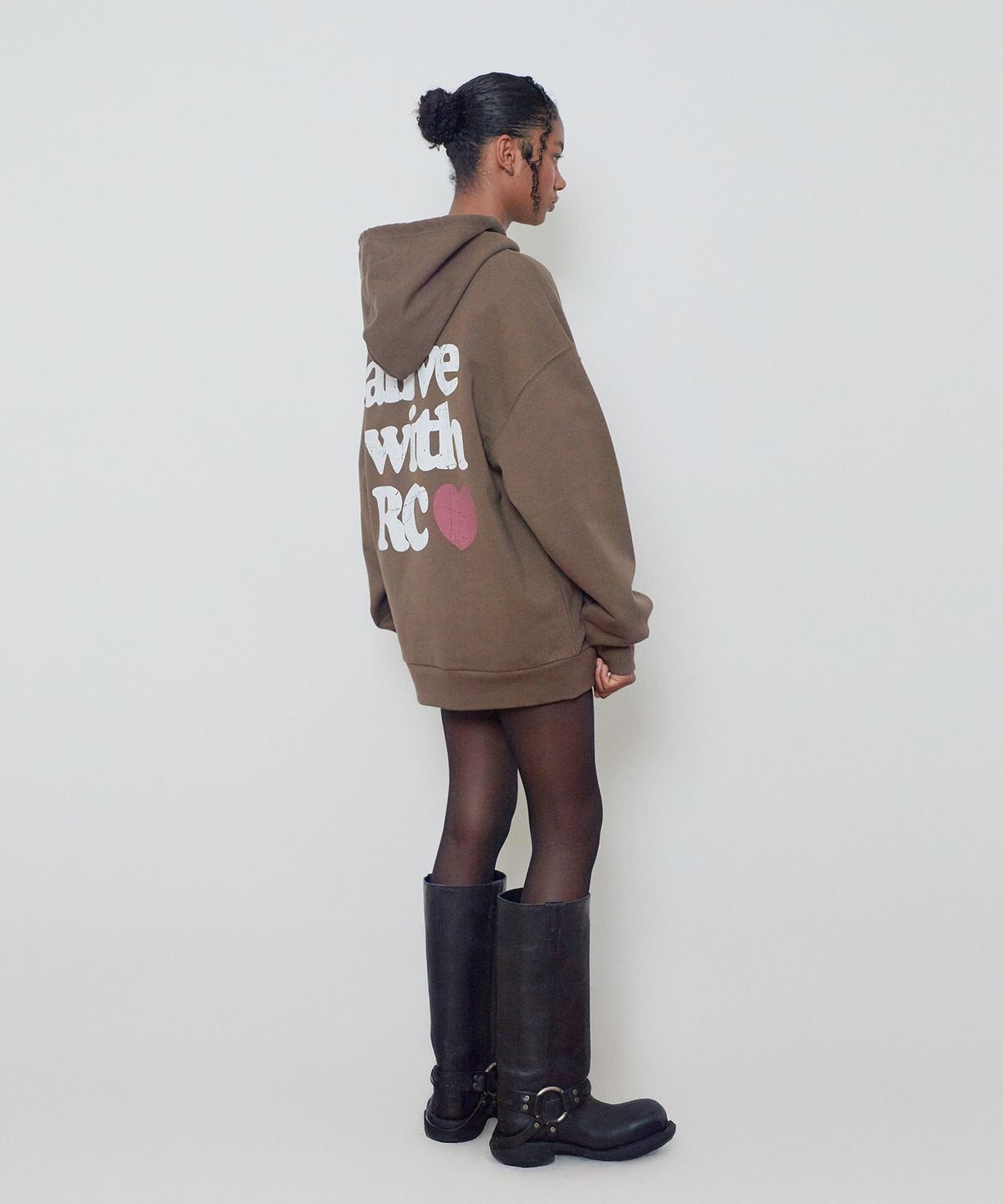 리트리버클럽(RETRIEVER CLUB) ALIVE HOODIE [BROWN]