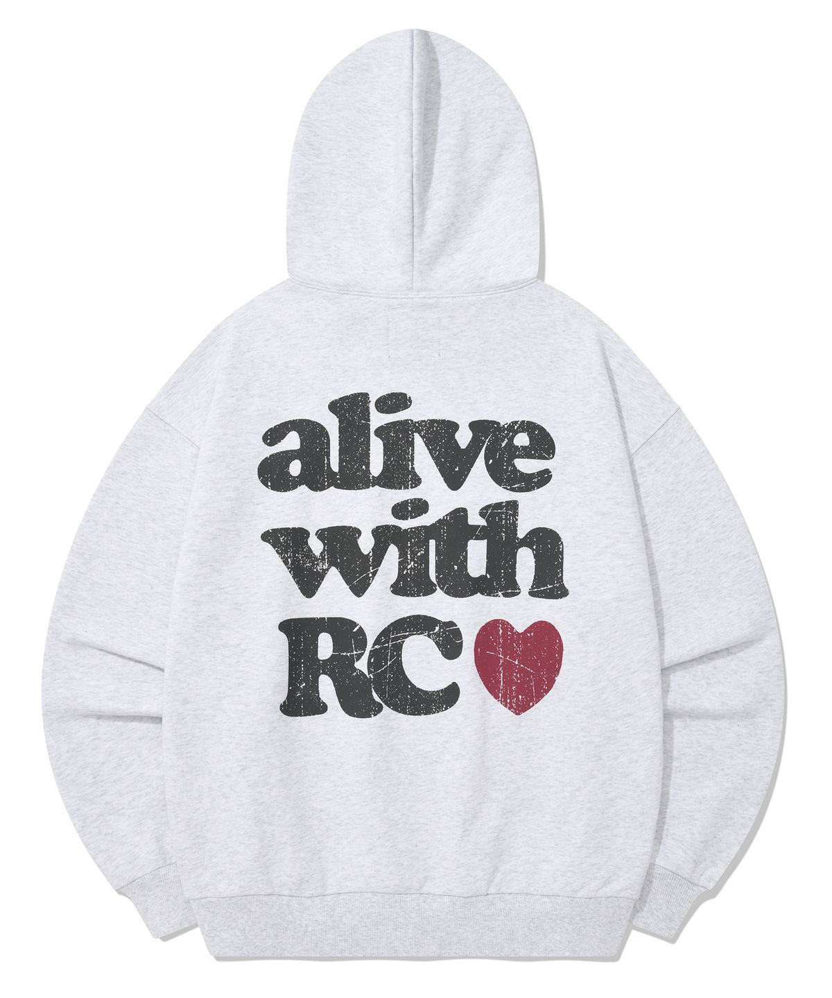 리트리버클럽(RETRIEVER CLUB) ALIVE HOODIE [MELANGE GRAY]