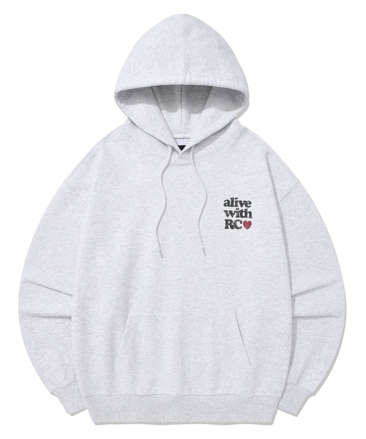 리트리버클럽(RETRIEVER CLUB) ALIVE HOODIE [MELANGE GRAY]