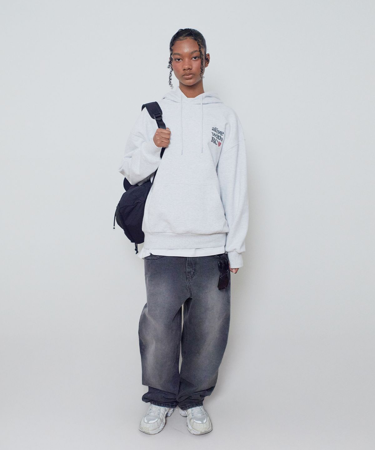 리트리버클럽(RETRIEVER CLUB) ALIVE HOODIE [MELANGE GRAY]
