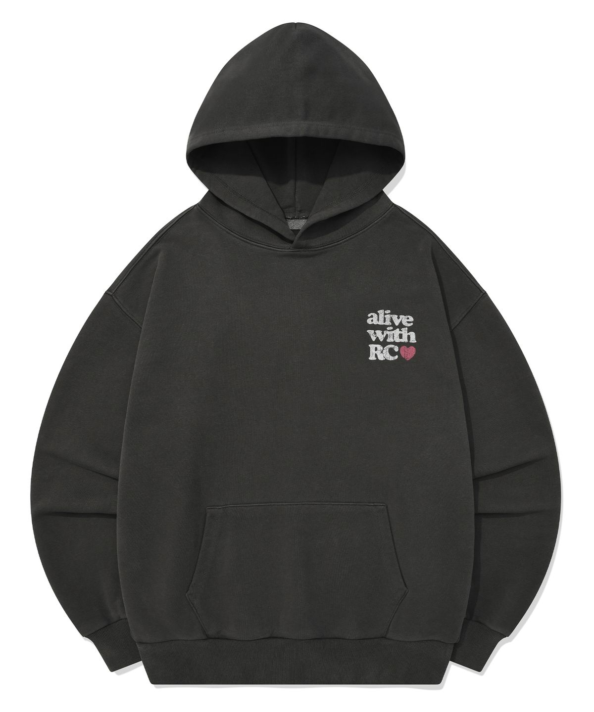리트리버클럽(RETRIEVER CLUB) ALIVE HOODIE [PIGMENT BLACK]