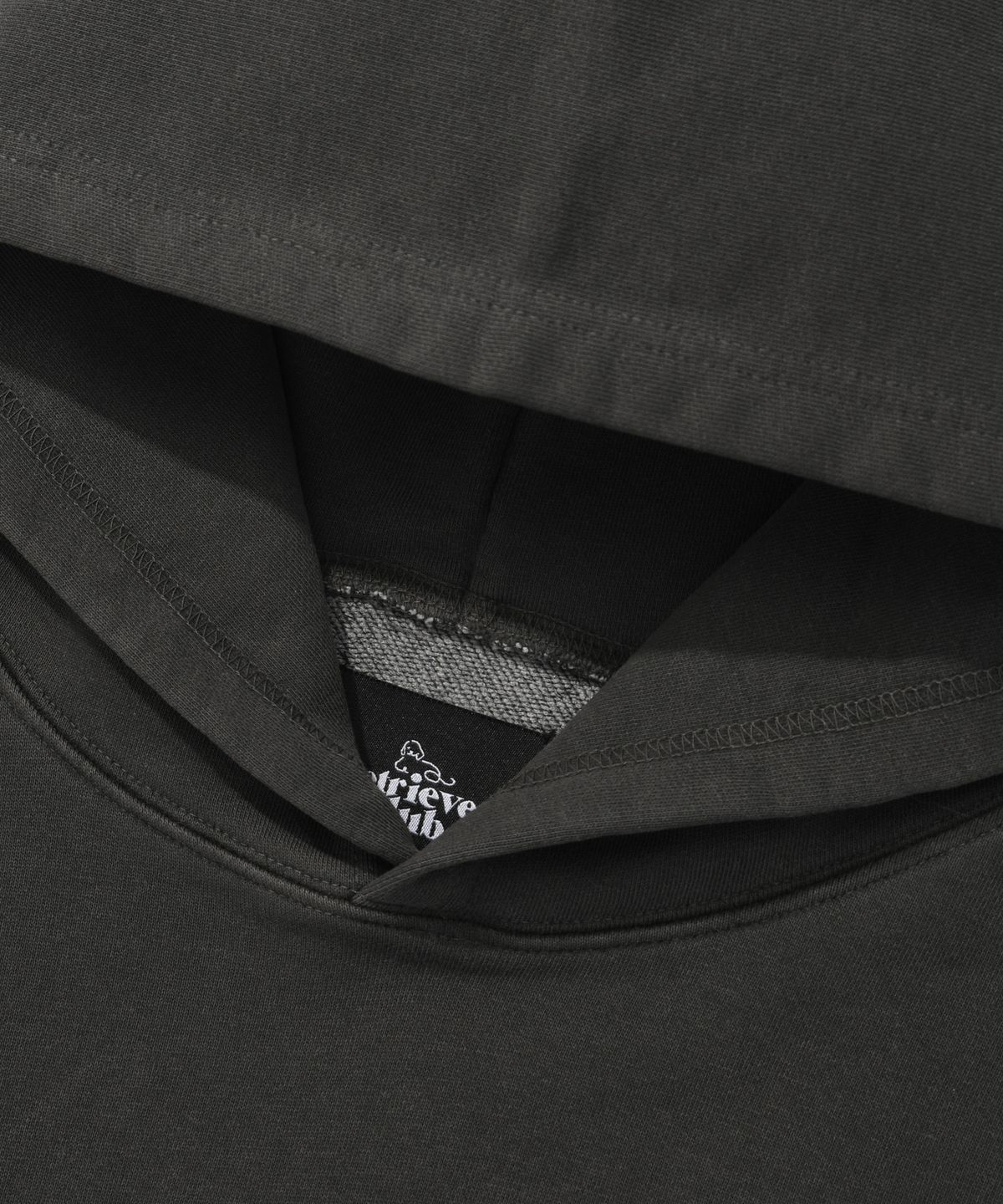 리트리버클럽(RETRIEVER CLUB) ALIVE HOODIE [PIGMENT BLACK]