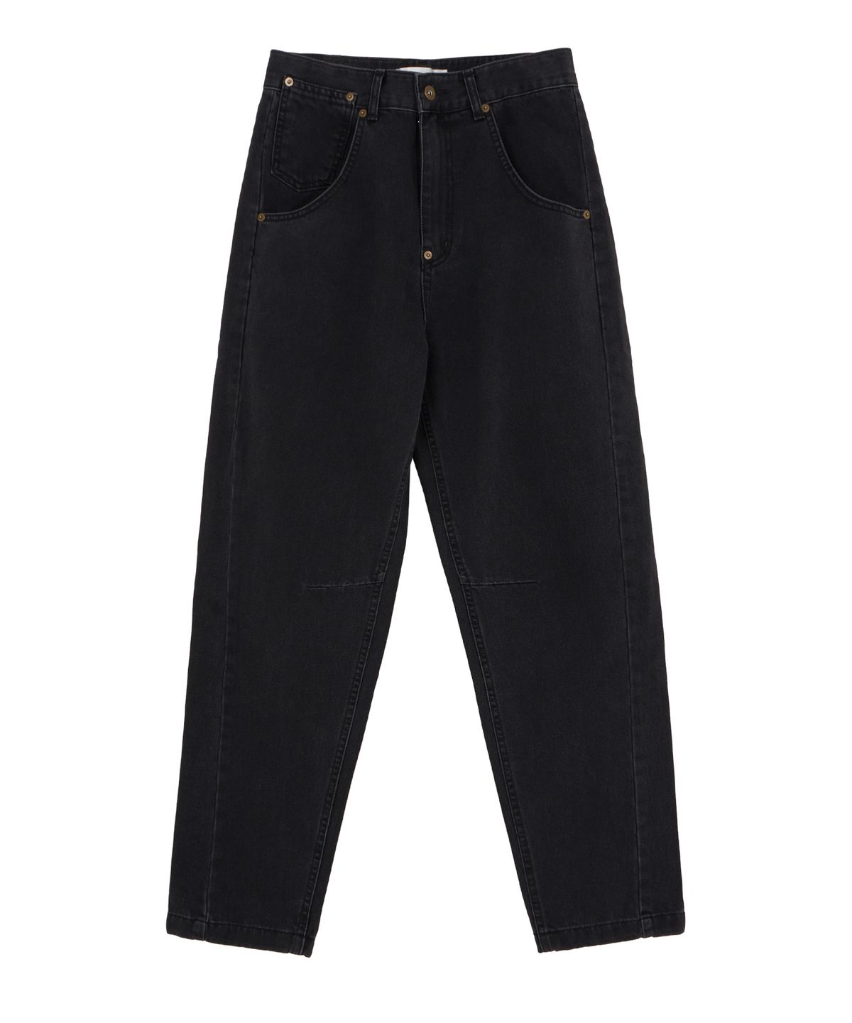 경(GYEONG) Loose Fit Denim Pants_Gray