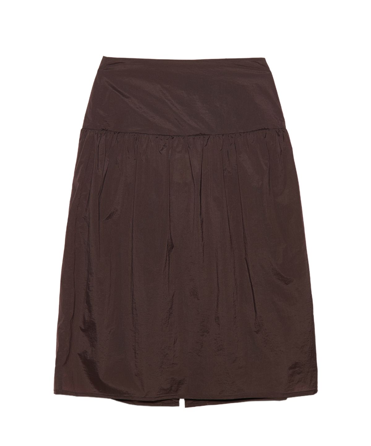 경(GYEONG) Sheer Skirt_Brown