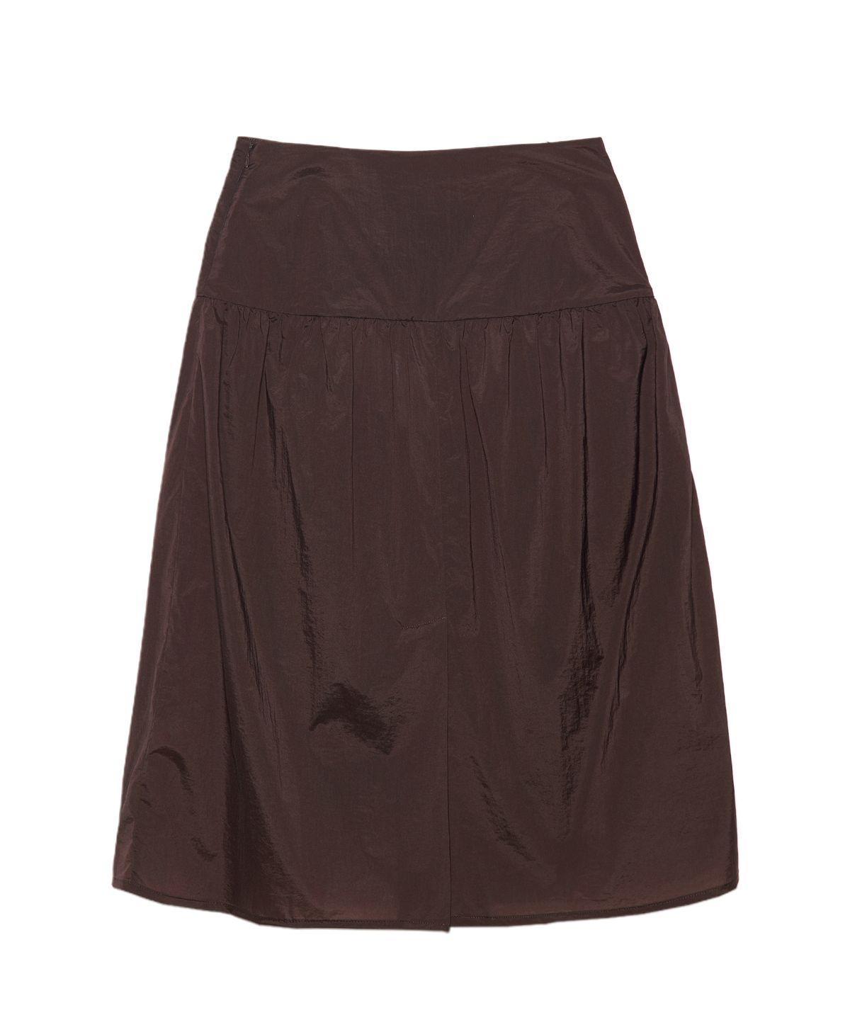 경(GYEONG) Sheer Skirt_Brown