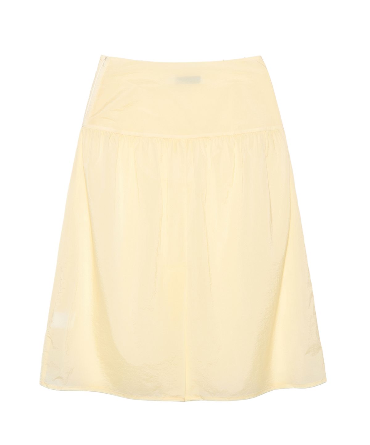 경(GYEONG) Sheer Skirt_Butter