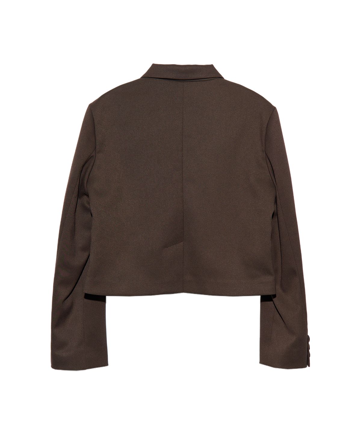 경(GYEONG) Mini Pocket Blazer_Brown