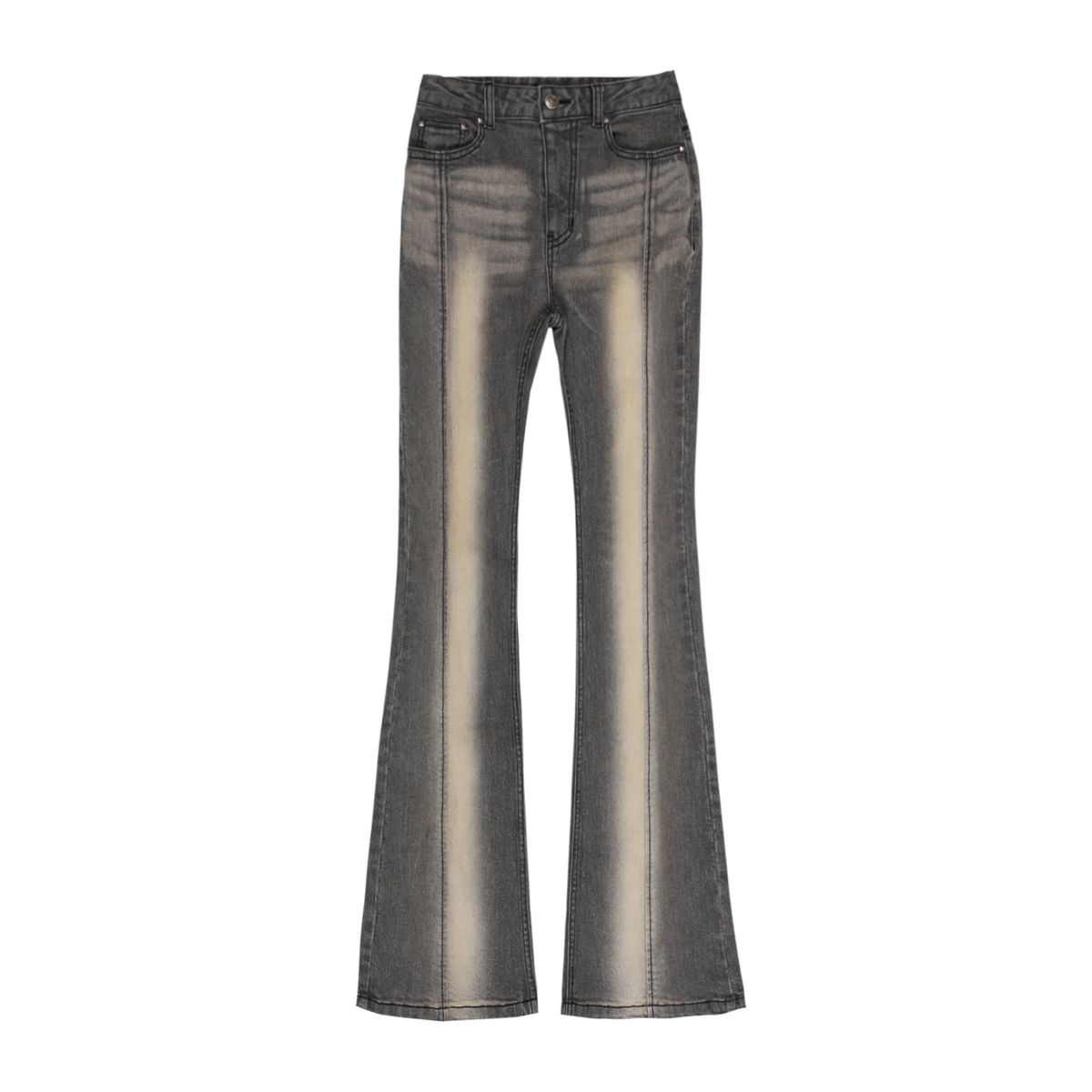 달링유어배드(DARLING, YOU'RE BAD) CORSET HIGHLIGHT BOOTS CUT DENIM #DUST