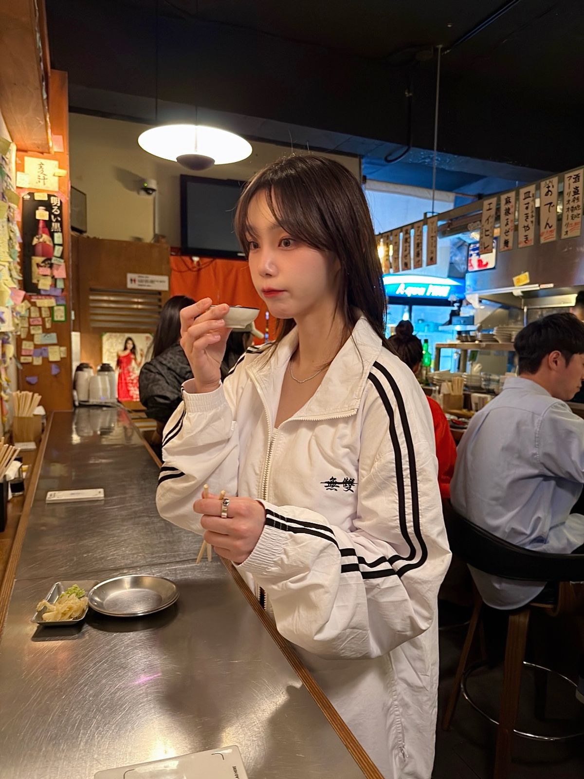 무쌍(MUSSANG) 넘버. 5  로고 오버핏 투 웨이 자켓