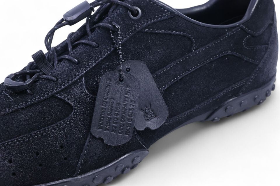 MUSINSA公式 | YASE Spider Wax Wash Sneakers Black