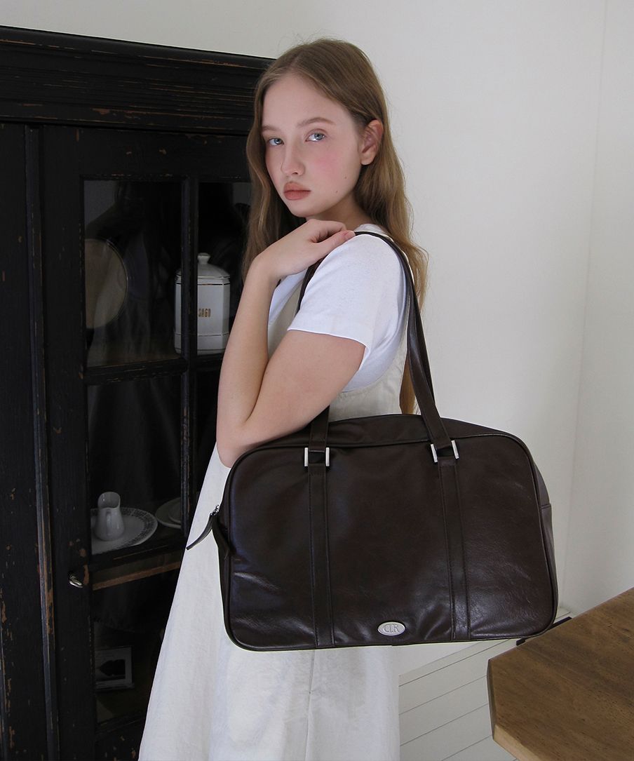 MUSINSA公式 | DUMARO Journey Big Shoulder Bag / Brown