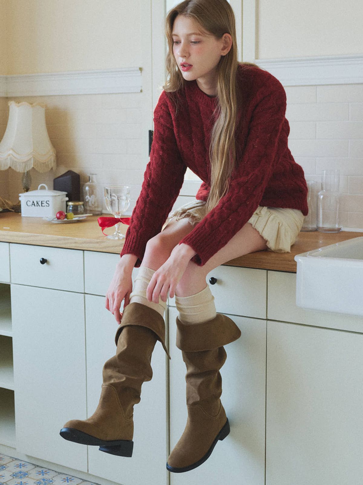 레이첼콕스(RACHEL COX) Knee High boots_Lauren_RCA026B_4cm