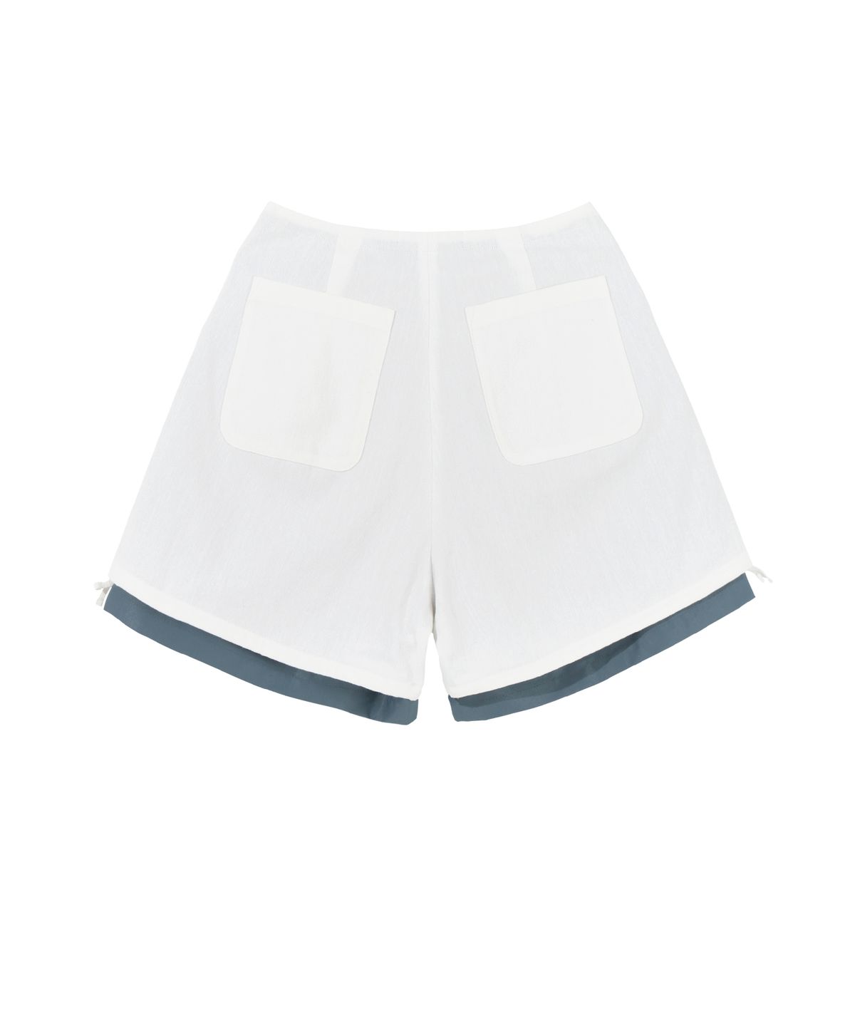 경(GYEONG) Layered Shorts_White