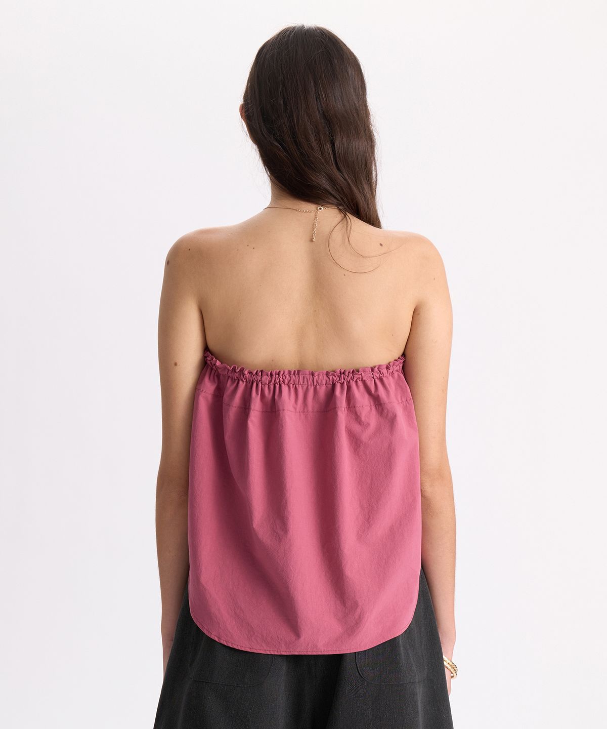 경(GYEONG) Mini Shirt Skirt_Pink