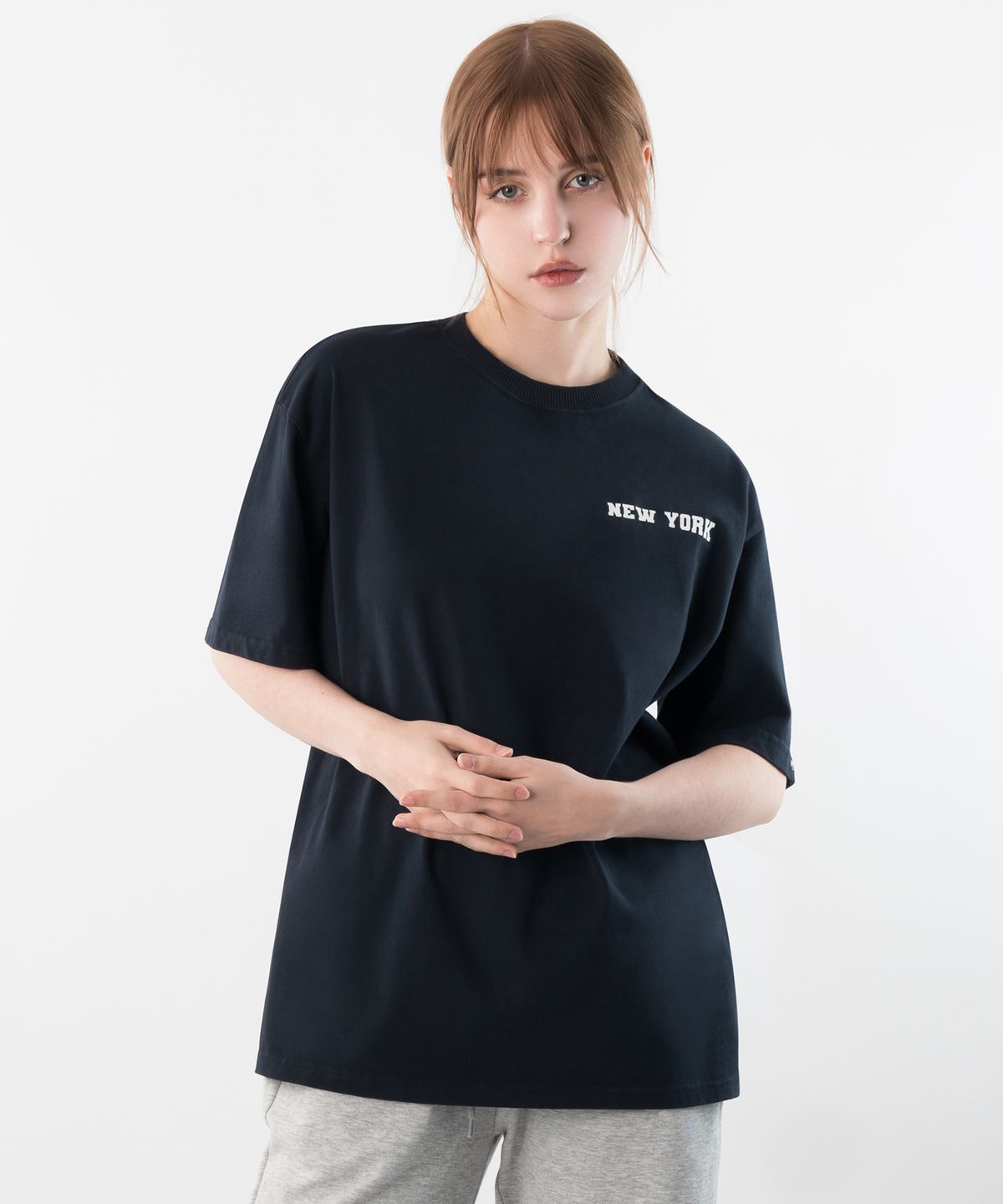 아르메데스(ARMEDES) 면 16수 오버핏 아트그래픽 반팔티셔츠 (1027)