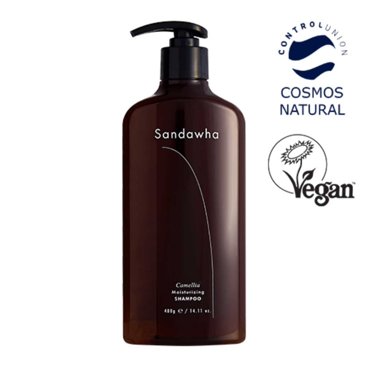 산다화(SANDAWHA) 카멜리아 클리어 모이스춰라이징 샴푸 400ml