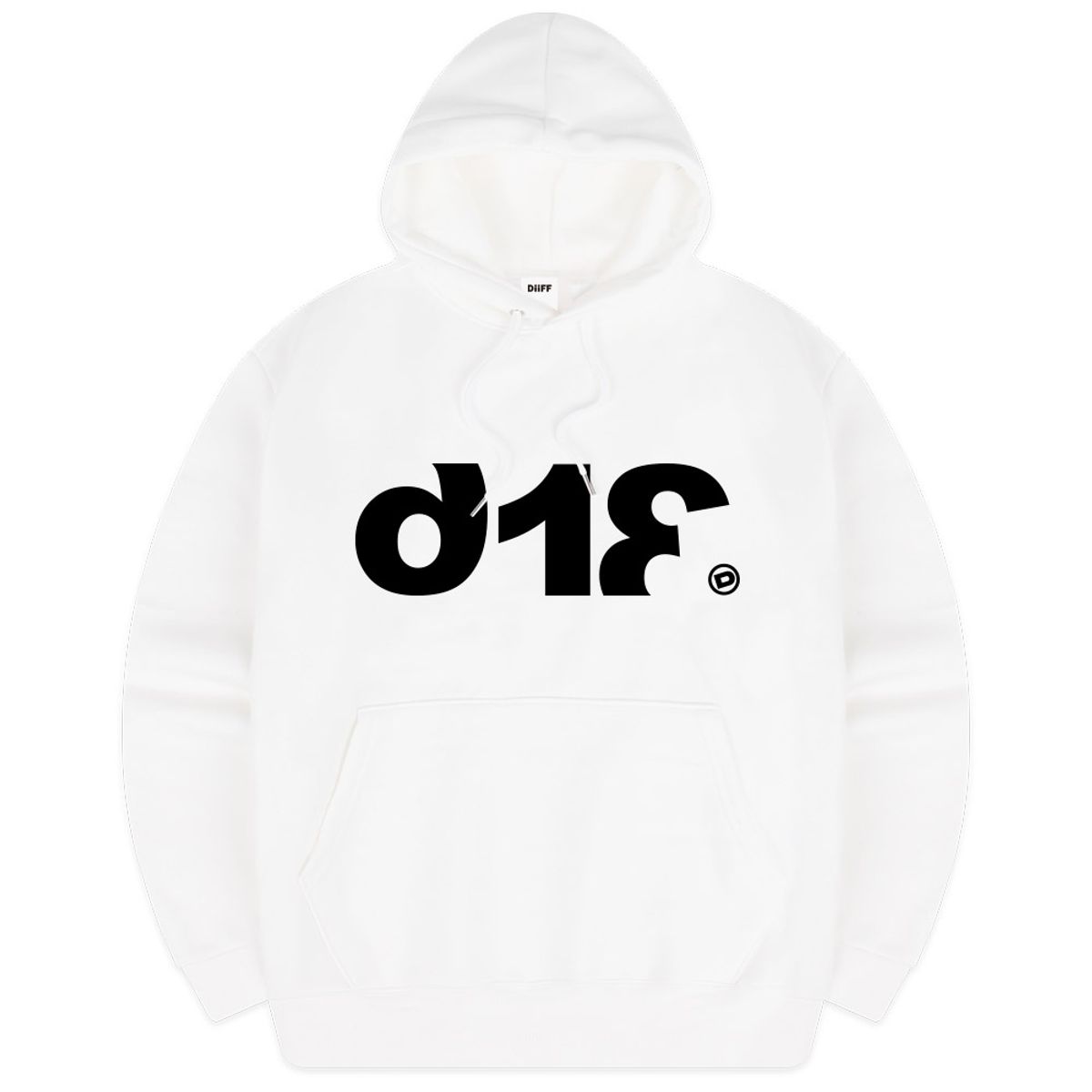 디프(DIIFF) 엑스트라볼드넘버 오버핏 후드티셔츠 6 Color [DIFI_0012]
