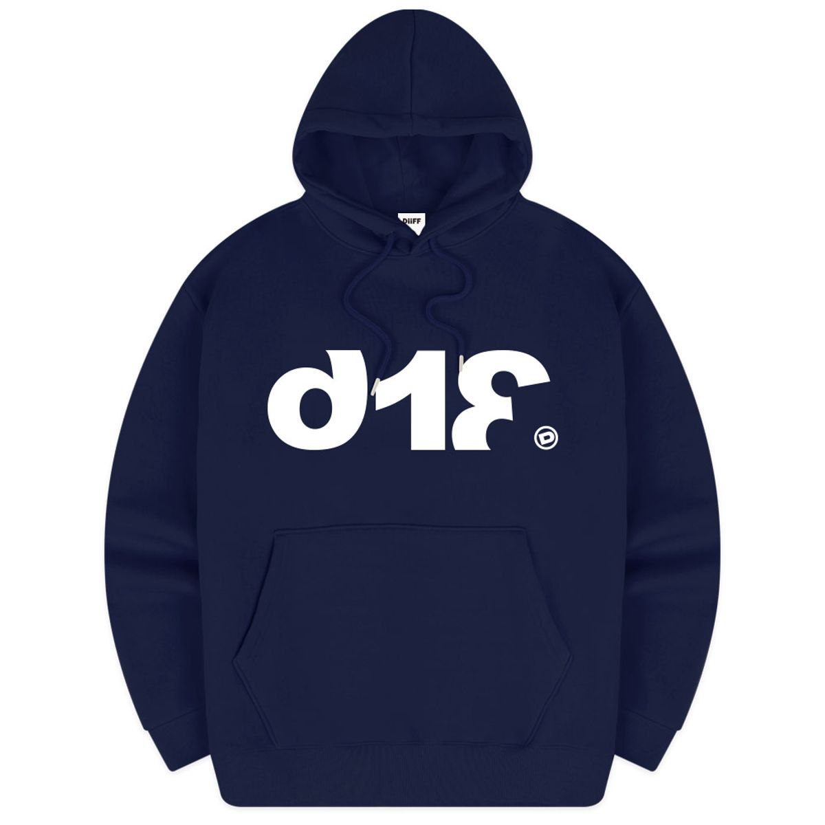 디프(DIIFF) 엑스트라볼드넘버 오버핏 후드티셔츠 6 Color [DIFI_0012]