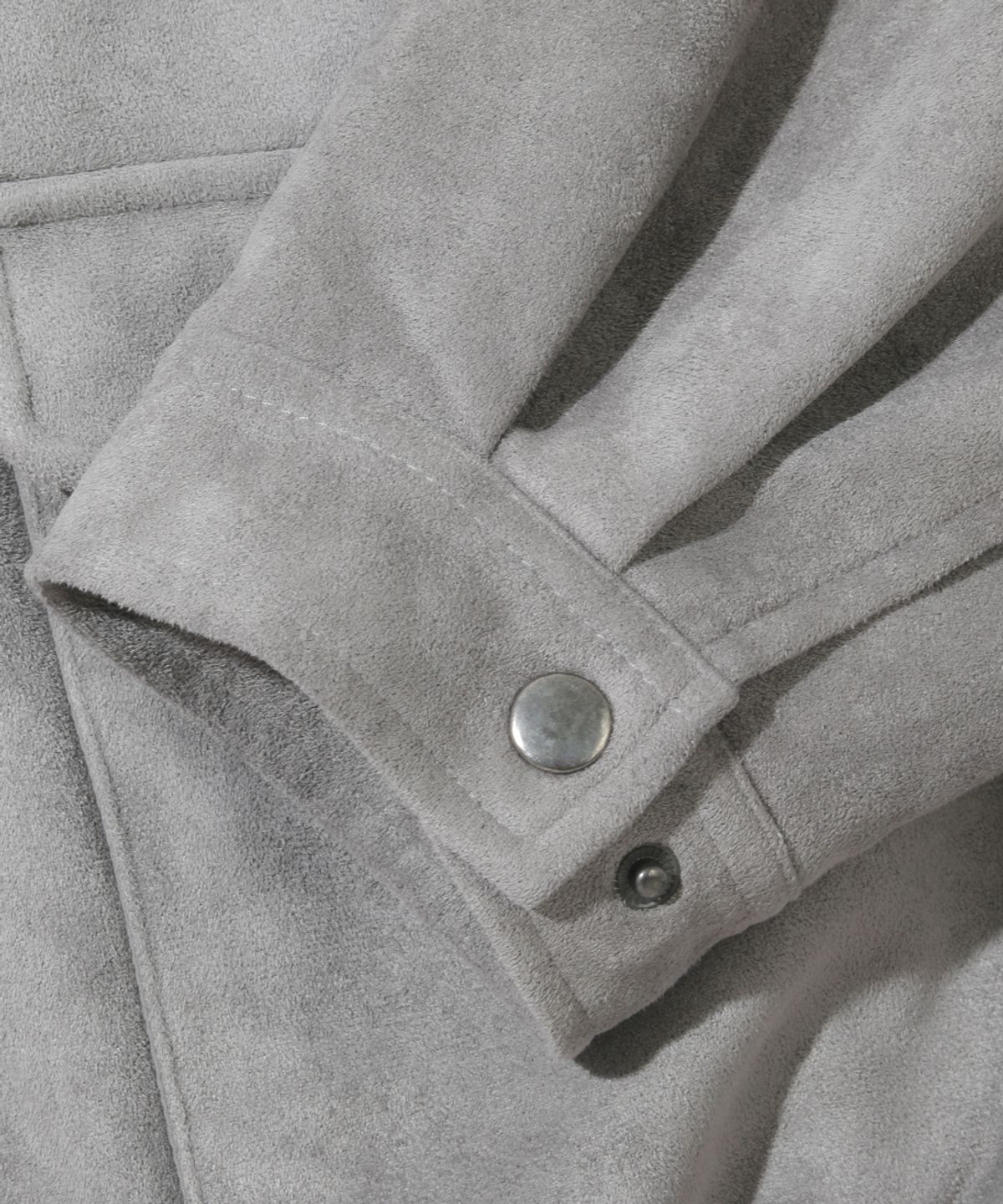디미트리블랙(DIMITRI BLACK) 2WAY 페이드 워싱 디트로이트 스웨이드 자켓_그레이