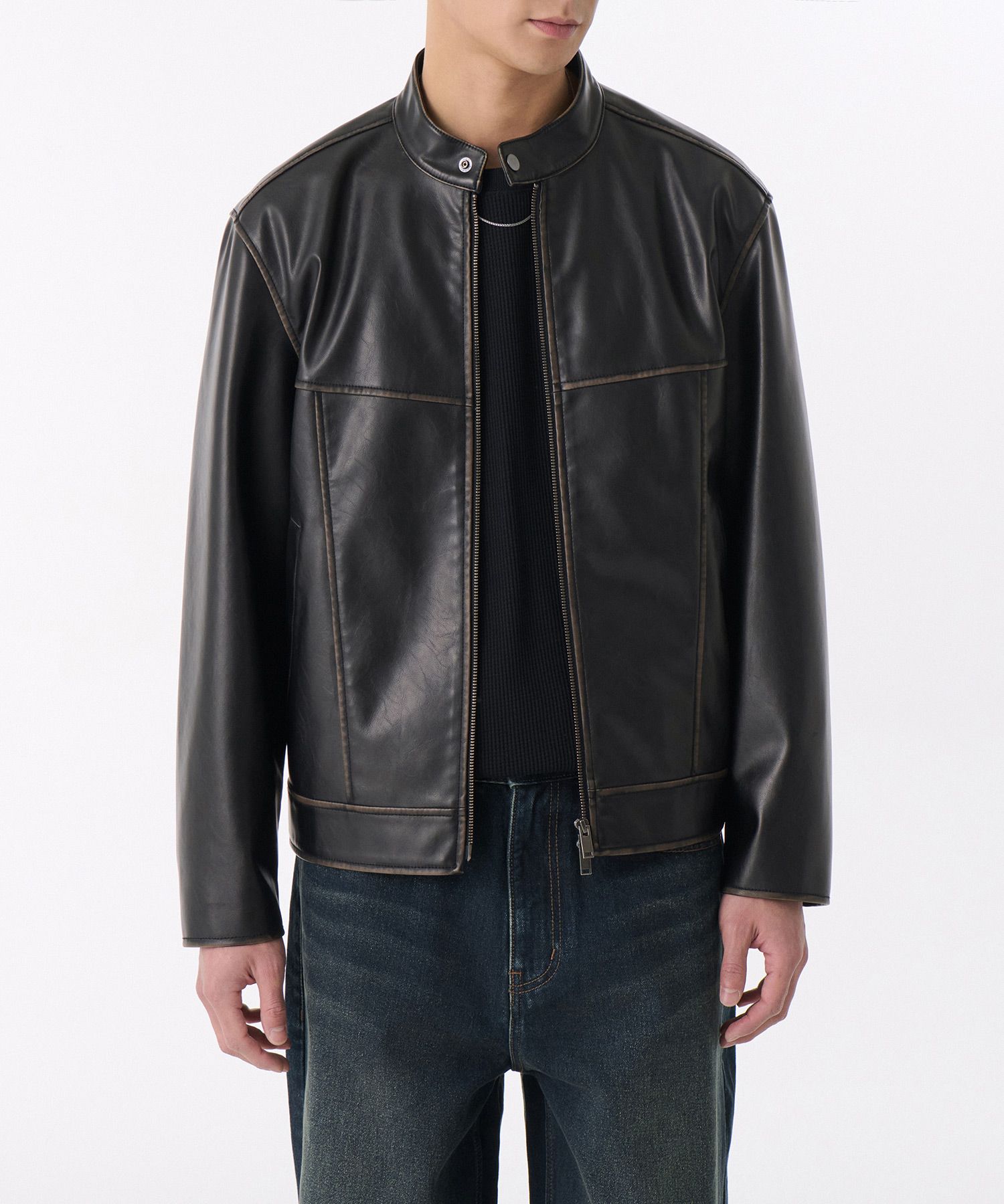 MUSINSA公式 | MUSINSA STANDARD フェイデッドシンセティックレザー