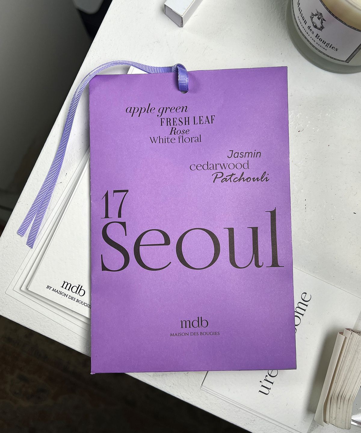 메종 데 부지(MAISON DES BOUGIES) 5 pack  차량용,옷장용 방향제 퍼퓸샤쉐