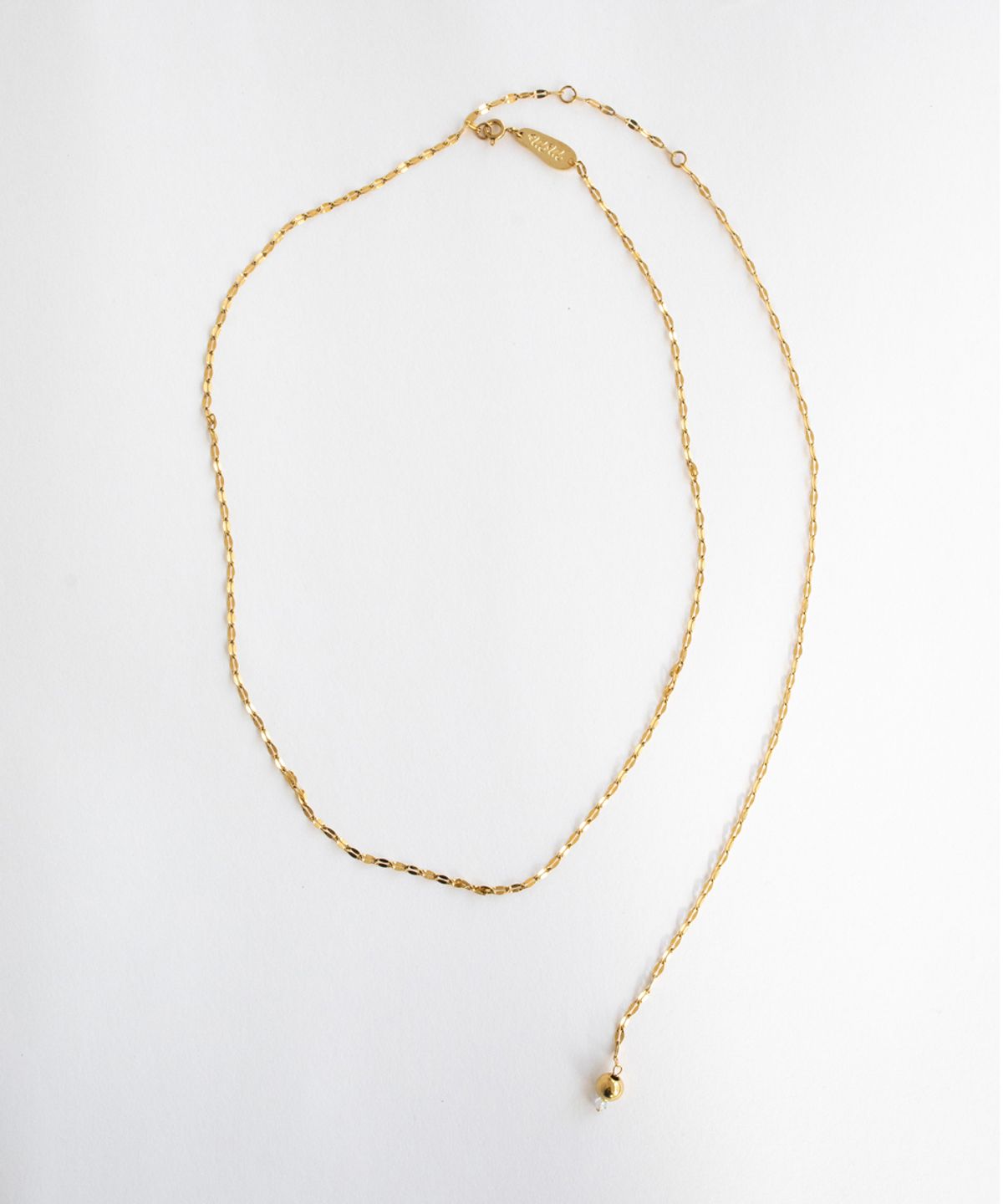 메리모티브(MERRYMOTIVE) Gold twinkle chain long necklace
