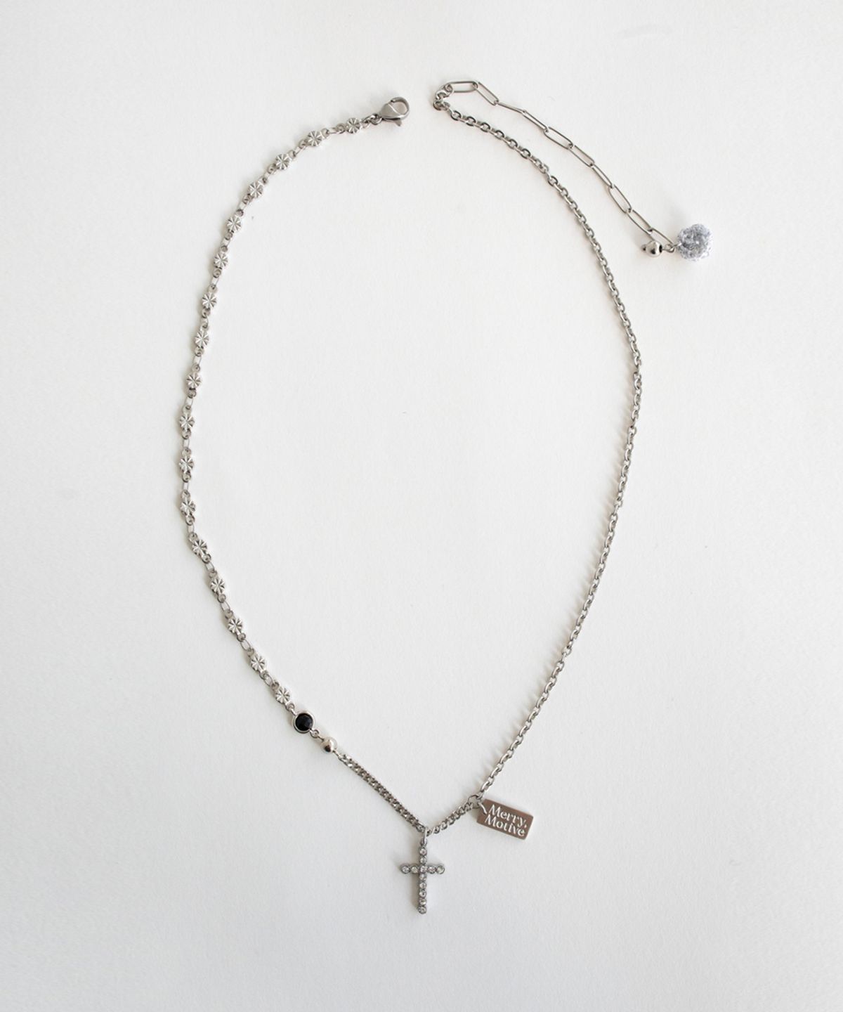 메리모티브(MERRYMOTIVE) Holy wish mix chain necklace