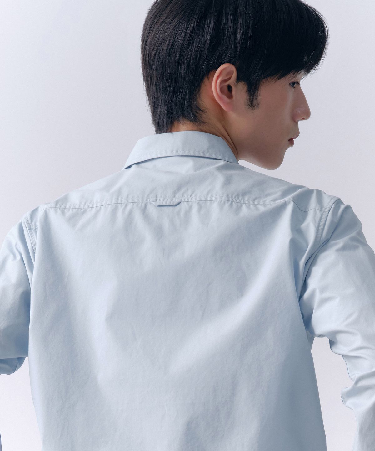무신사 스탠다드(MUSINSA STANDARD) 베이식 워시드 포플린 셔츠 [스카이 블루]