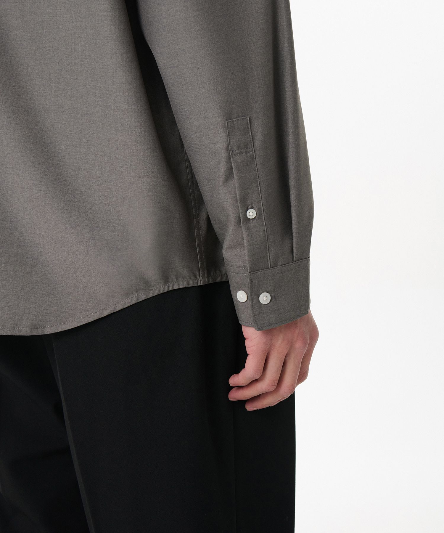 MUSINSA | MUSINSA STANDARD Relaxed Wool Like Shirt [Top]