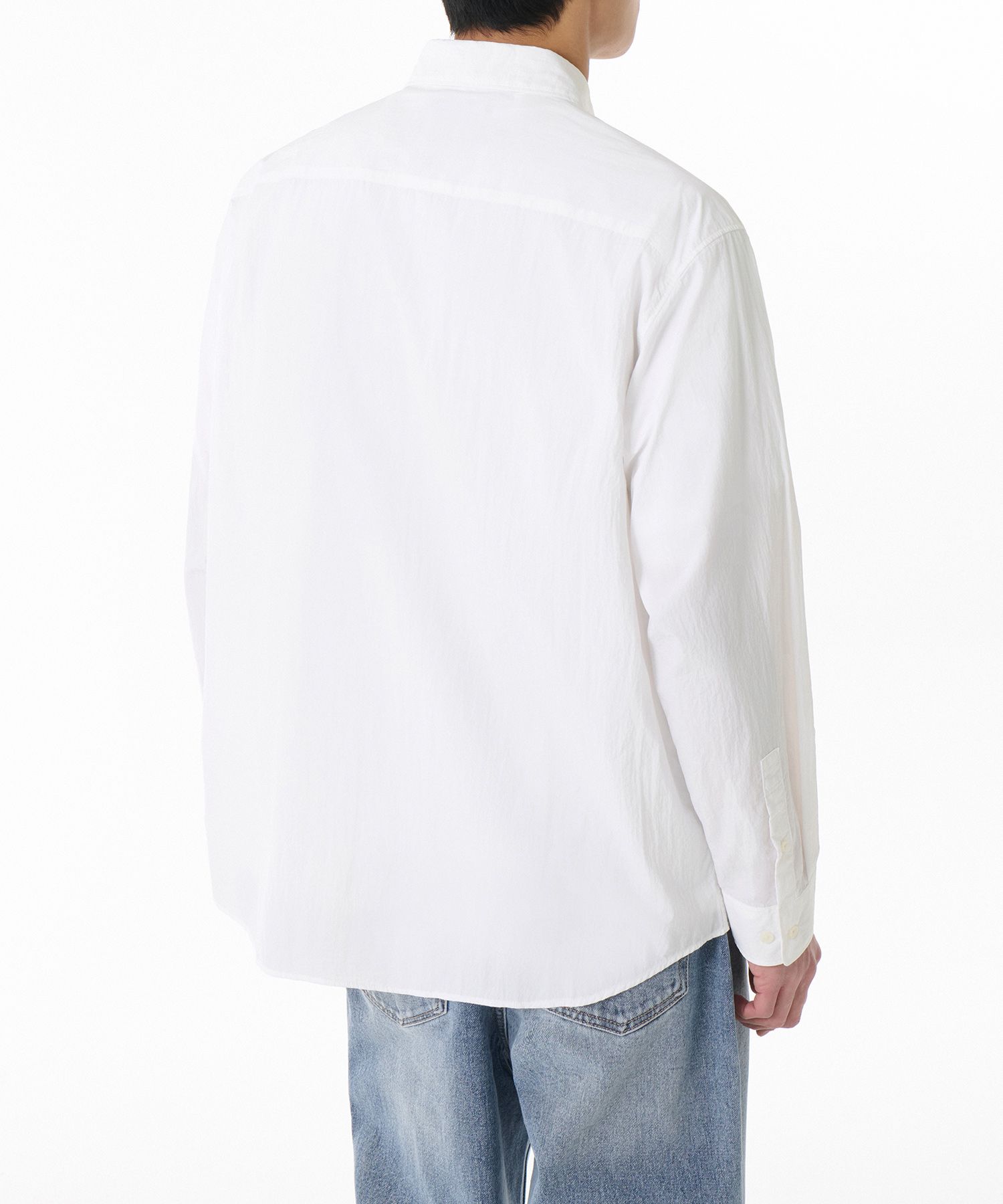 ★MUSINSA STANDARD★ Relaxed lightweight nylon shirt white M MUSINSA | MUSINSA STANDARD Relaxed lightweight nylon shirt