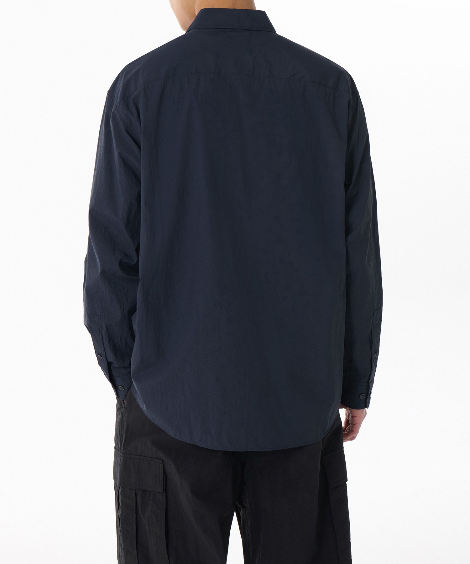 ★MUSINSA STANDARD★ Relaxed lightweight nylon shirt navy MM MUSINSA | MUSINSA STANDARD Relaxed lightweight nylon shirt