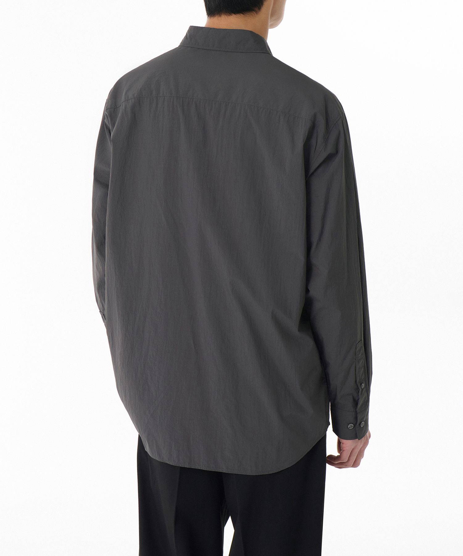 ★MUSINSA STANDARD★ Relaxed lightweight nylon shirt grey MM MUSINSA | MUSINSA STANDARD Relaxed lightweight nylon shirt