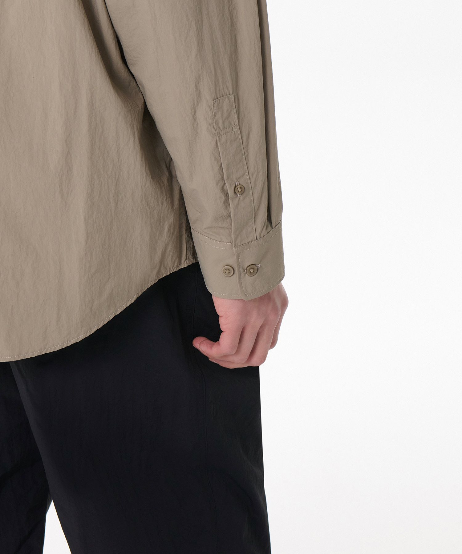 ★MUSINSA STANDARD★ Relaxed Wool Like Shirt Dusty Light Bei MUSINSA | MUSINSA STANDARD Relaxed Wool Like Short Sleeve