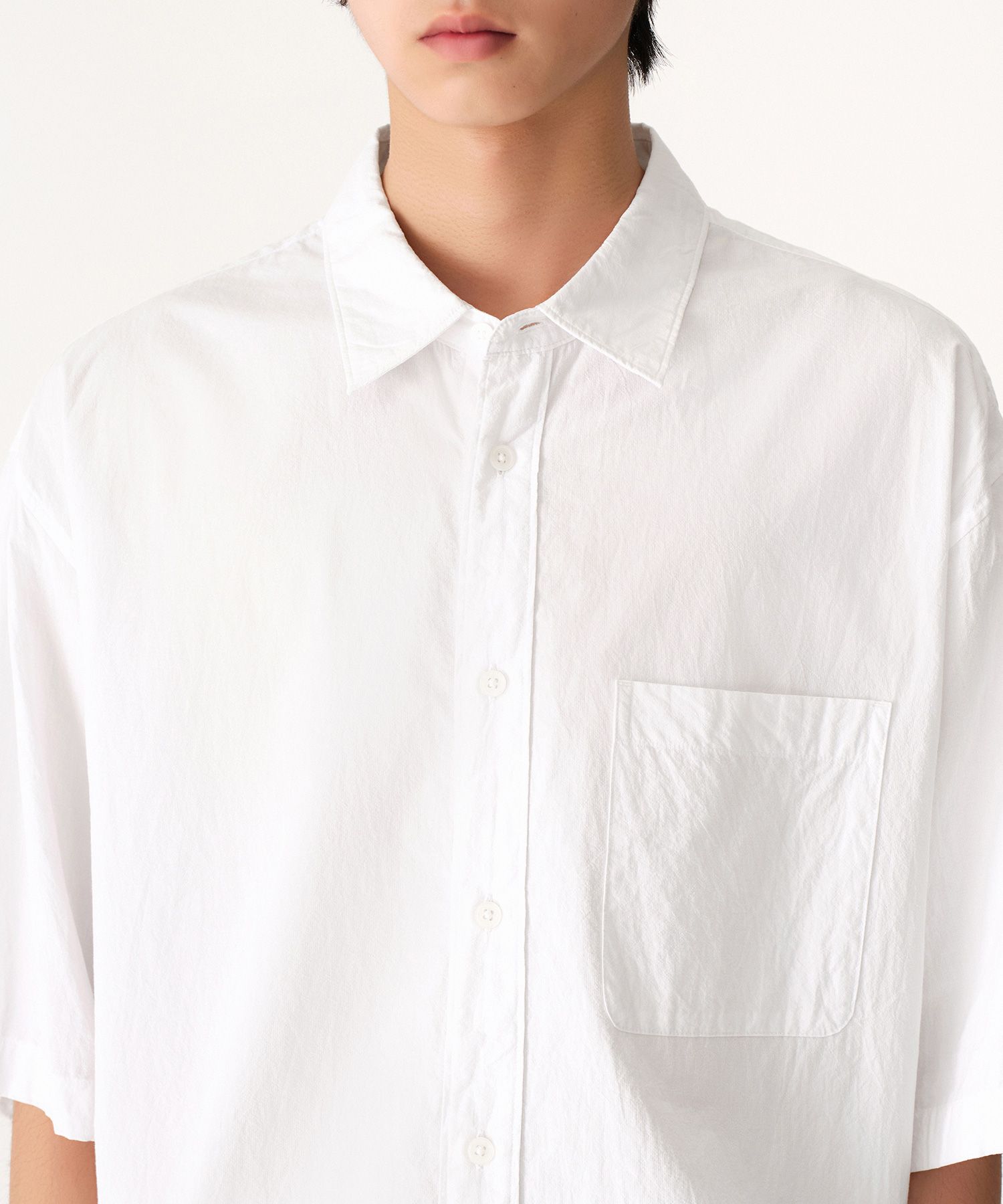 ★MUSINSA STANDARD★ Relaxed Micro Seersucker Shirt White MM MUSINSA | MUSINSA STANDARD Relaxed Micro Seersucker Short