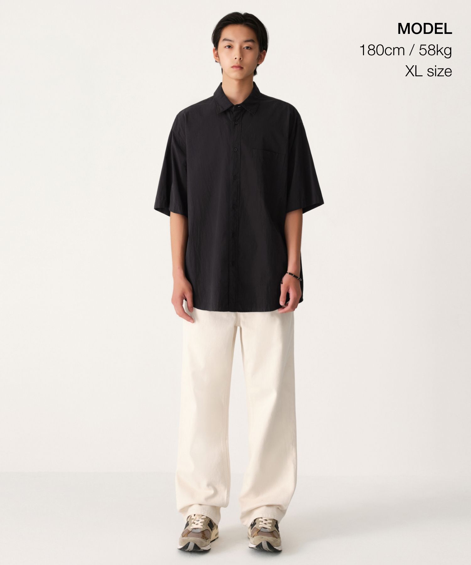 ★MUSINSA STANDARD★ Relaxed Micro Seersucker Shirt White MM MUSINSA | MUSINSA STANDARD Relaxed Micro Seersucker Short