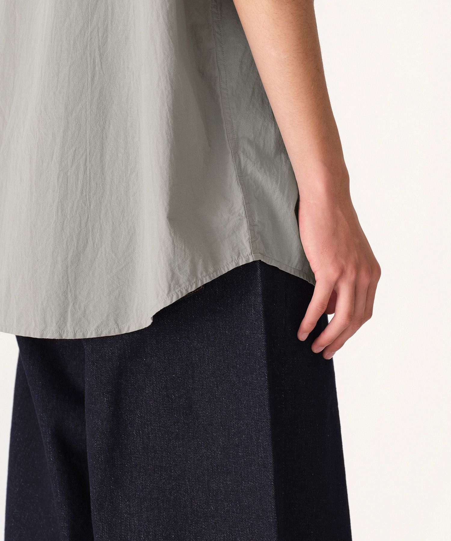 ★MUSINSA STANDARD★ Relaxed Micro Seersucker Shirt Warm Ash MUSINSA | MUSINSA STANDARD Relaxed Micro Seersucker Shirt