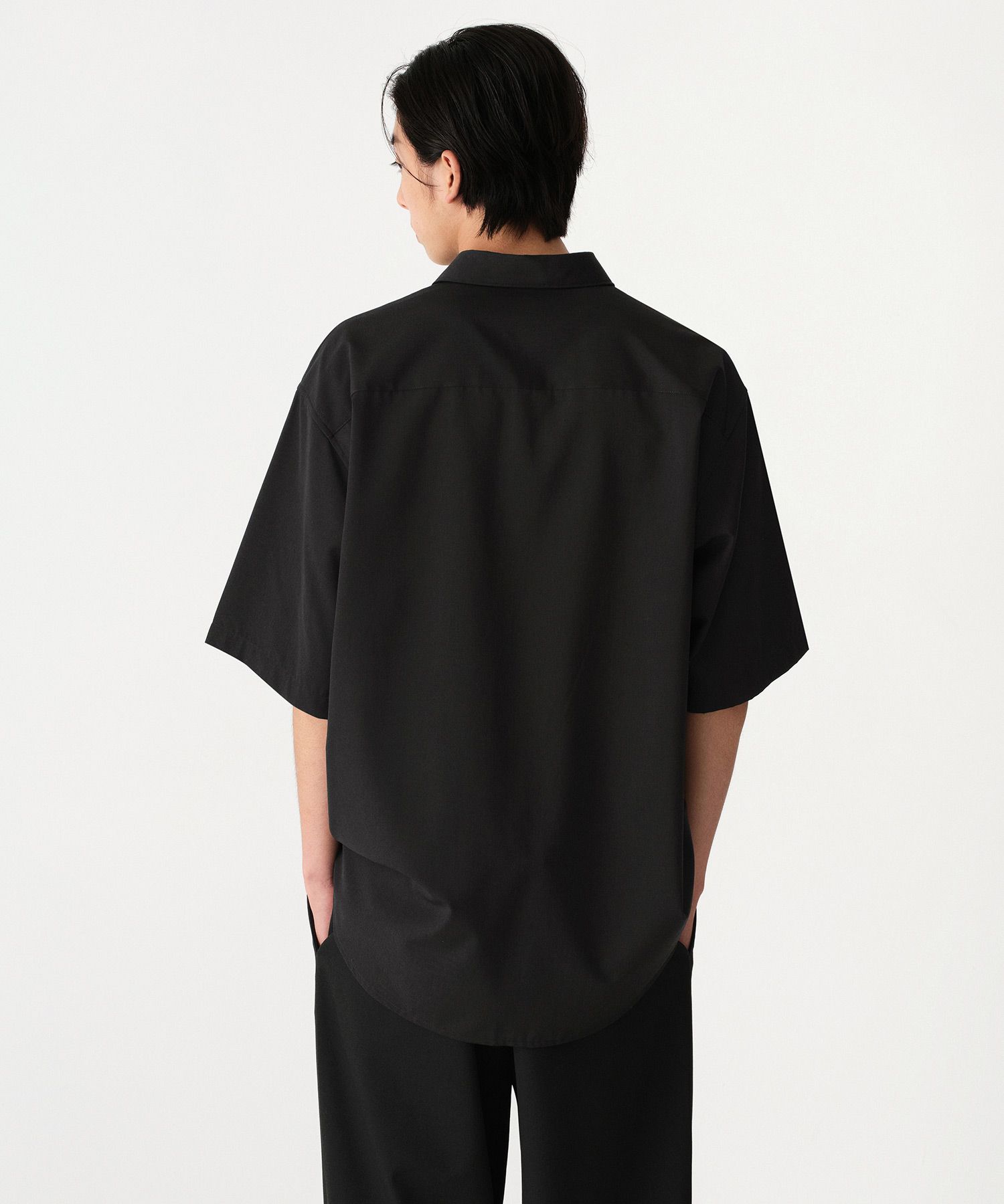 ★MUSINSA STANDARD★ Relaxed Wool Like Short Sleeve Shirt To MUSINSA | MUSINSA STANDARD Relaxed Wool Like Short Sleeve