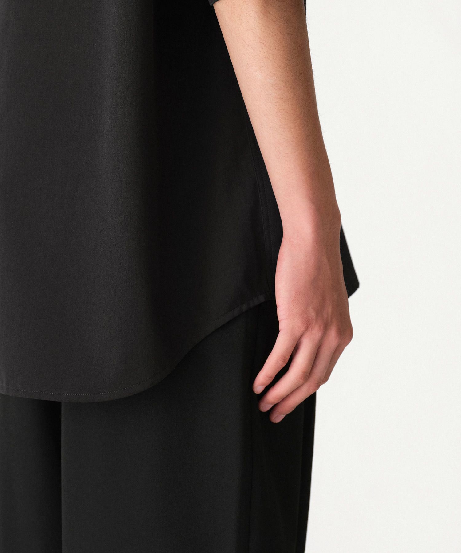 ★MUSINSA STANDARD★ Relaxed Wool Like Short Sleeve Shirt Bl MUSINSA | MUSINSA STANDARD Relaxed Wool Like Short Sleeve