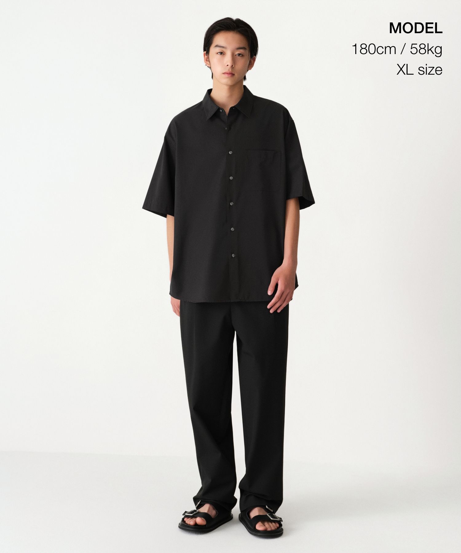 ★MUSINSA STANDARD★ Relaxed Wool Like Short Sleeve Shirt To MUSINSA | MUSINSA STANDARD Relaxed Wool Like Short Sleeve