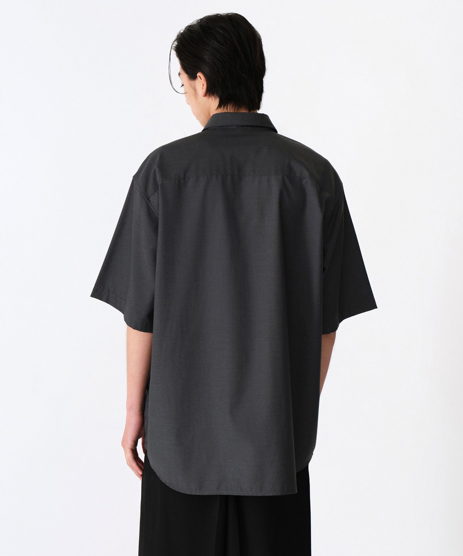 ★MUSINSA STANDARD★ Relaxed Wool Like Short Sleeve Shirt Ch MUSINSA | MUSINSA STANDARD Relaxed Wool Like Short Sleeve